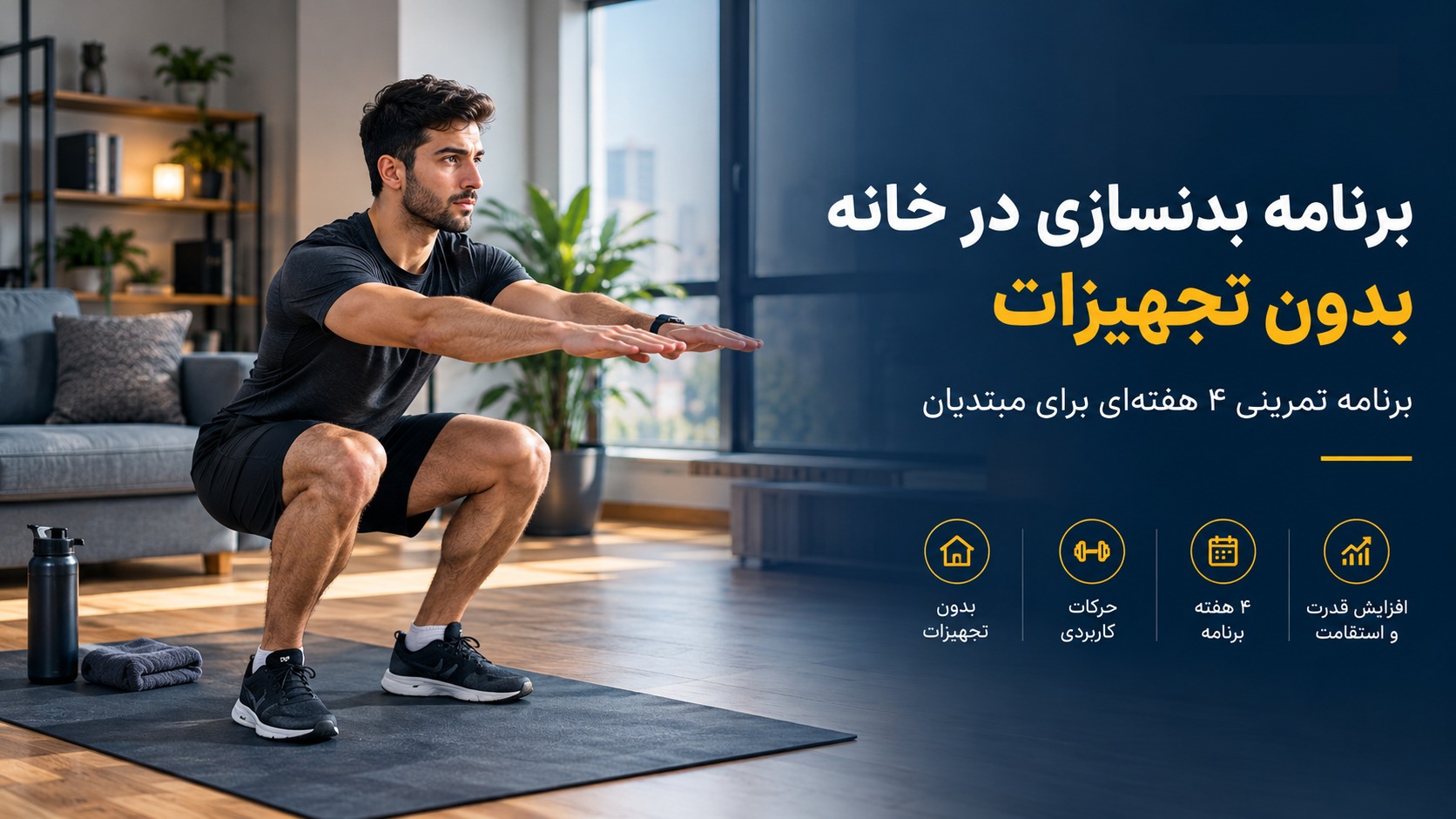 برنامه بدنسازی در خانه